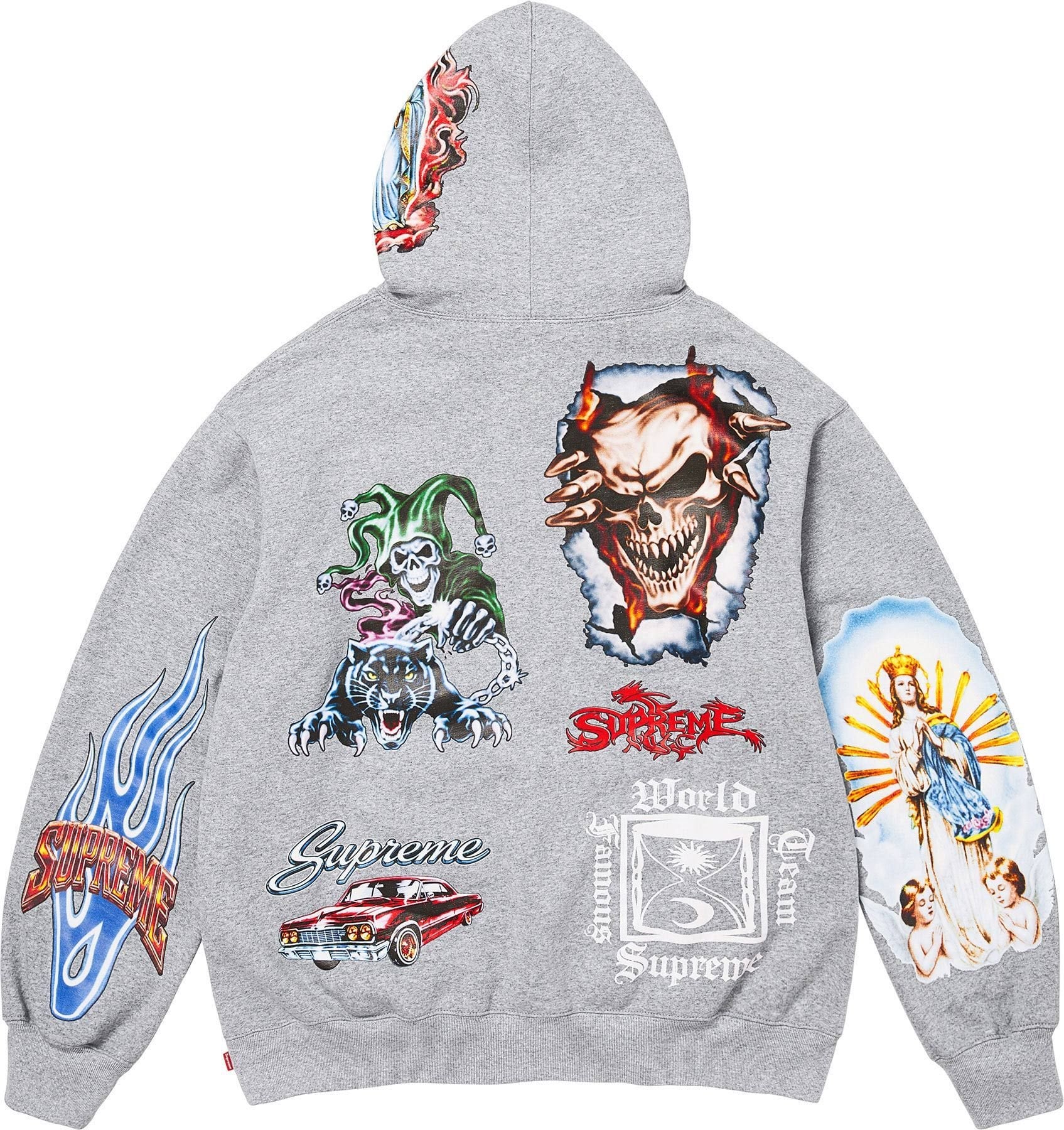 Stickers Hooded Sweatshirt view 3